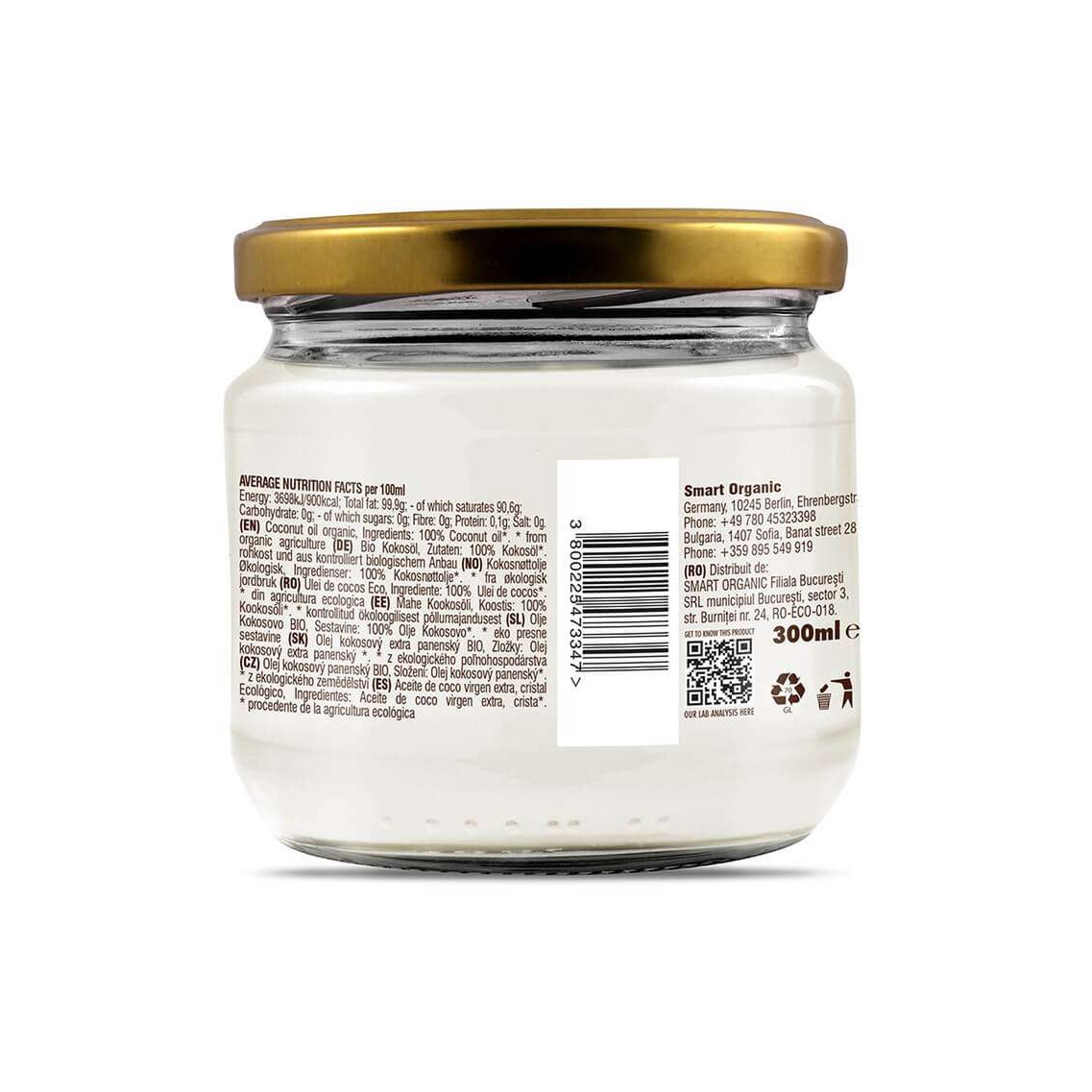 Huile de coco extra vierge Dragon Superfoods