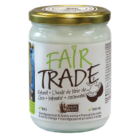Huile de coco Amanprana Fair Trade, bio