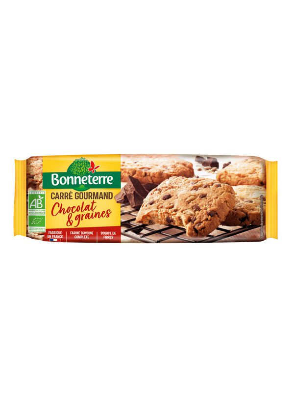 BONNETERRE Carré chocolat graines 140g