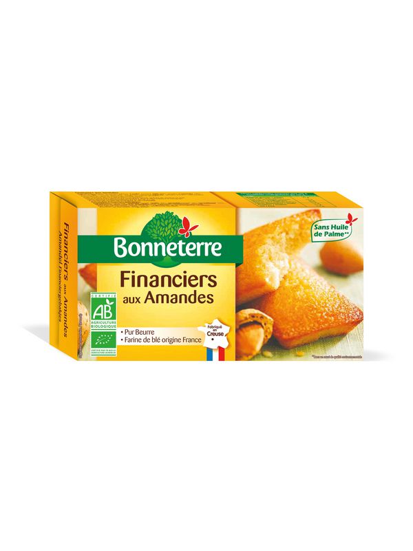 BONNETERRE Financiers aux amandes 150g PP