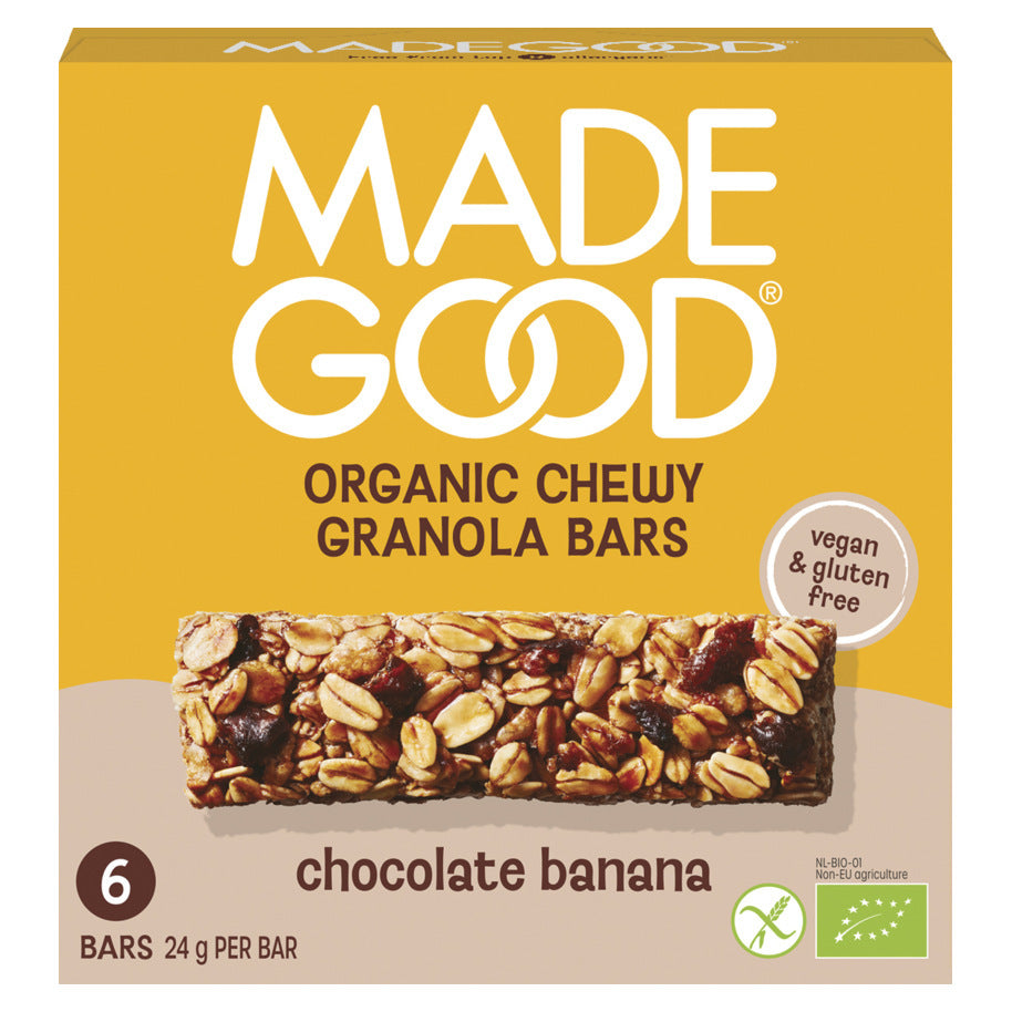 Barre granola chocolat banane