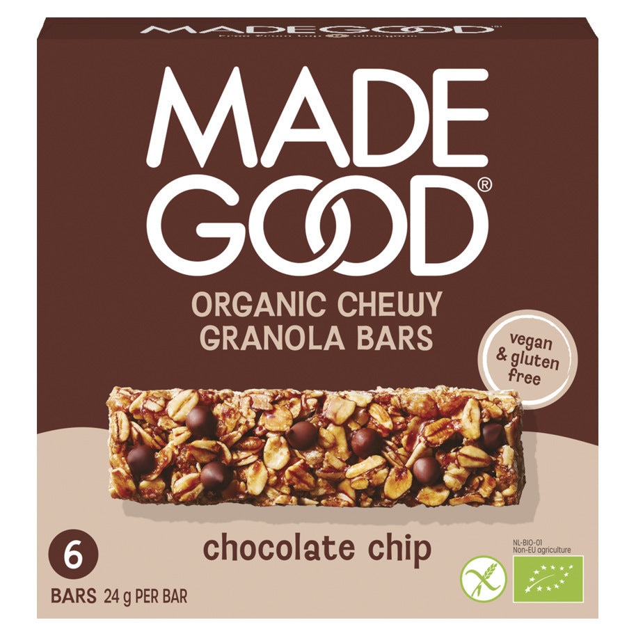 Barre granola pépites de chocolat  6*24g