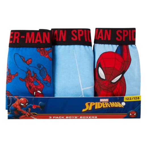 Boxer d'enfants avec motif de spider man