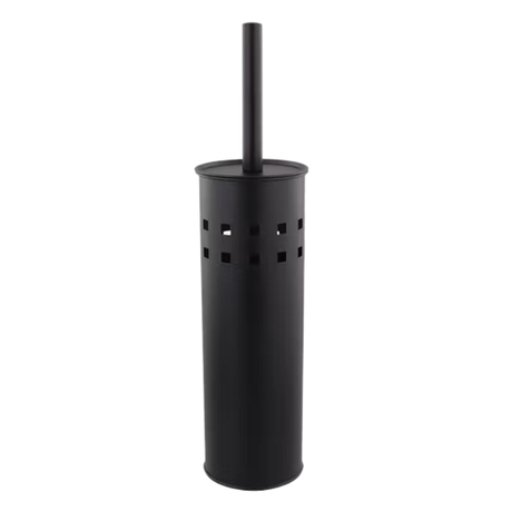 Brosse à WC en métal noir