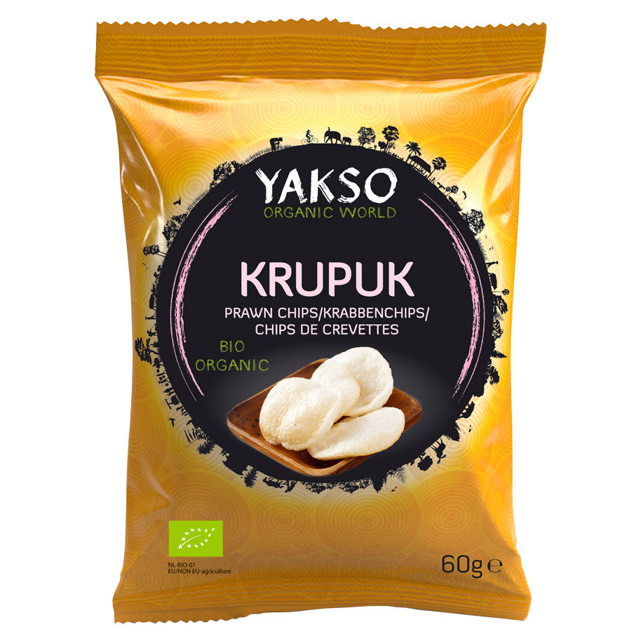 Chips de crevettes bio 60 gr
