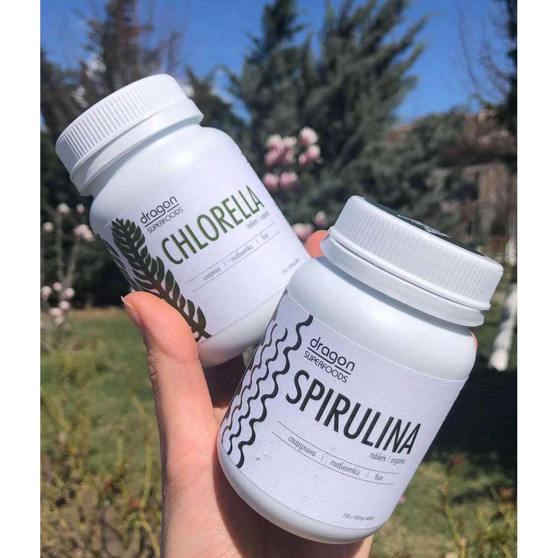 Chlorella comprimés, BIO, Dragon Superfoods, 80g 200tabs x 400mg