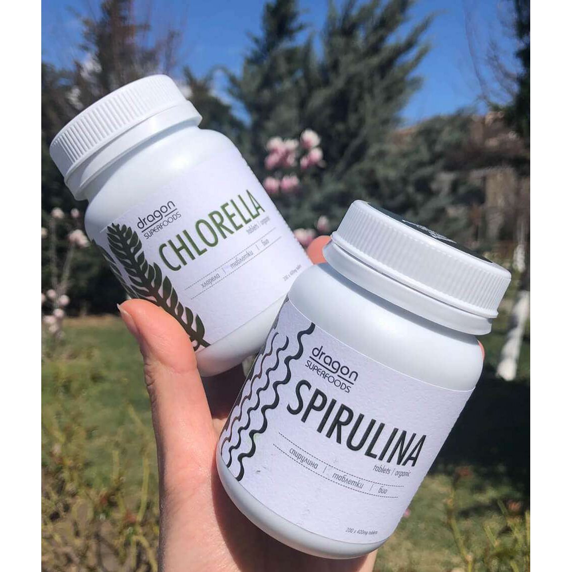 Spiruline, bio, Dragon Superfoods, 80g 200tabs x 400mg
