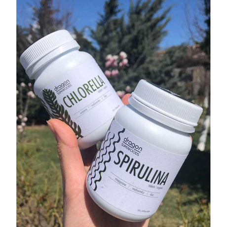 Spiruline, bio, Dragon Superfoods, 80g 200tabs x 400mg