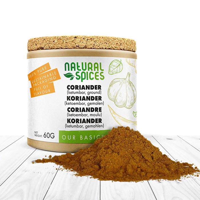 Coriandre moulue (ketoembar) (pot 60 grammes)
