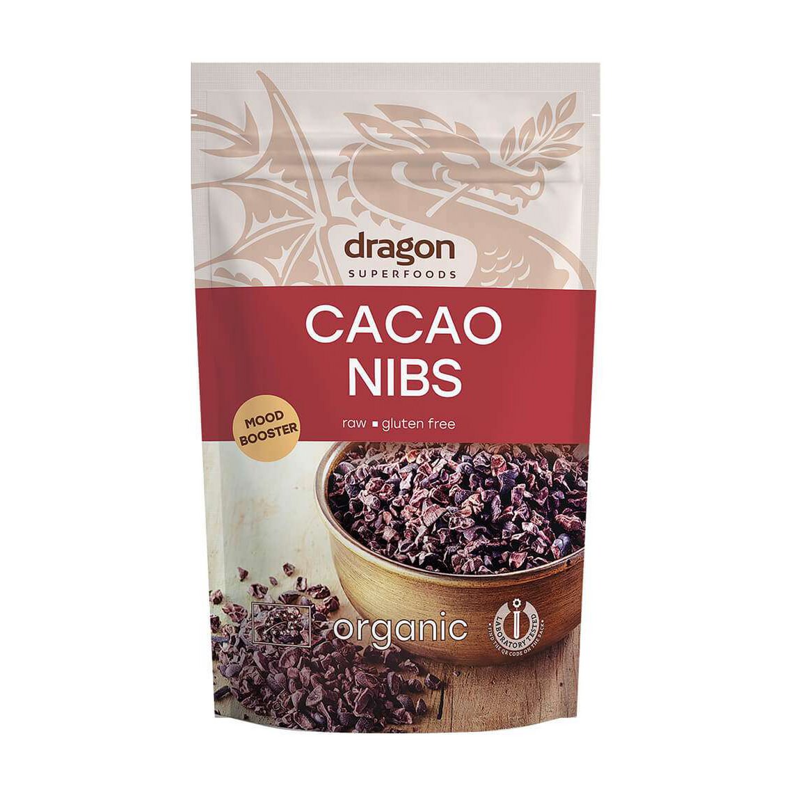 Éclats de cacao bio, Dragon Superfoods, 200 g