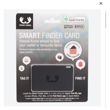 Balise connectée carte- Fresh ’n Rebel - Smart Finder card pour Iphone