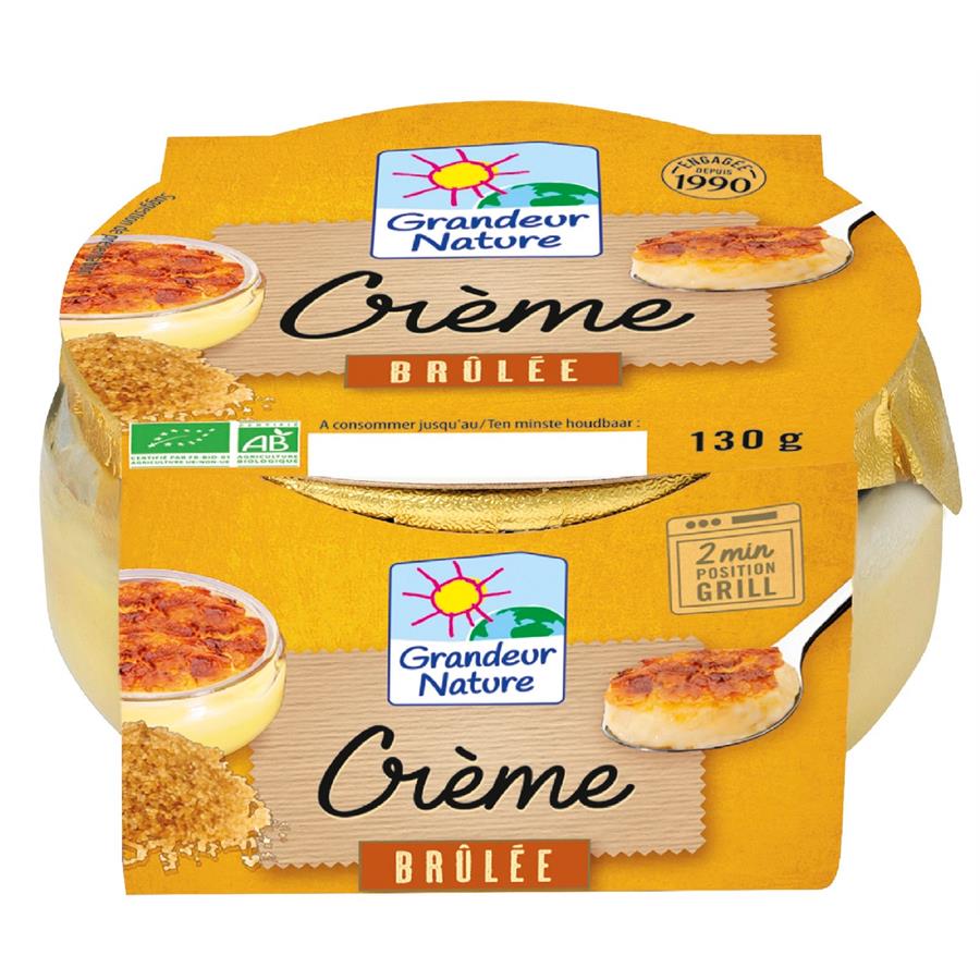 GRAN crème brulee 130g bio