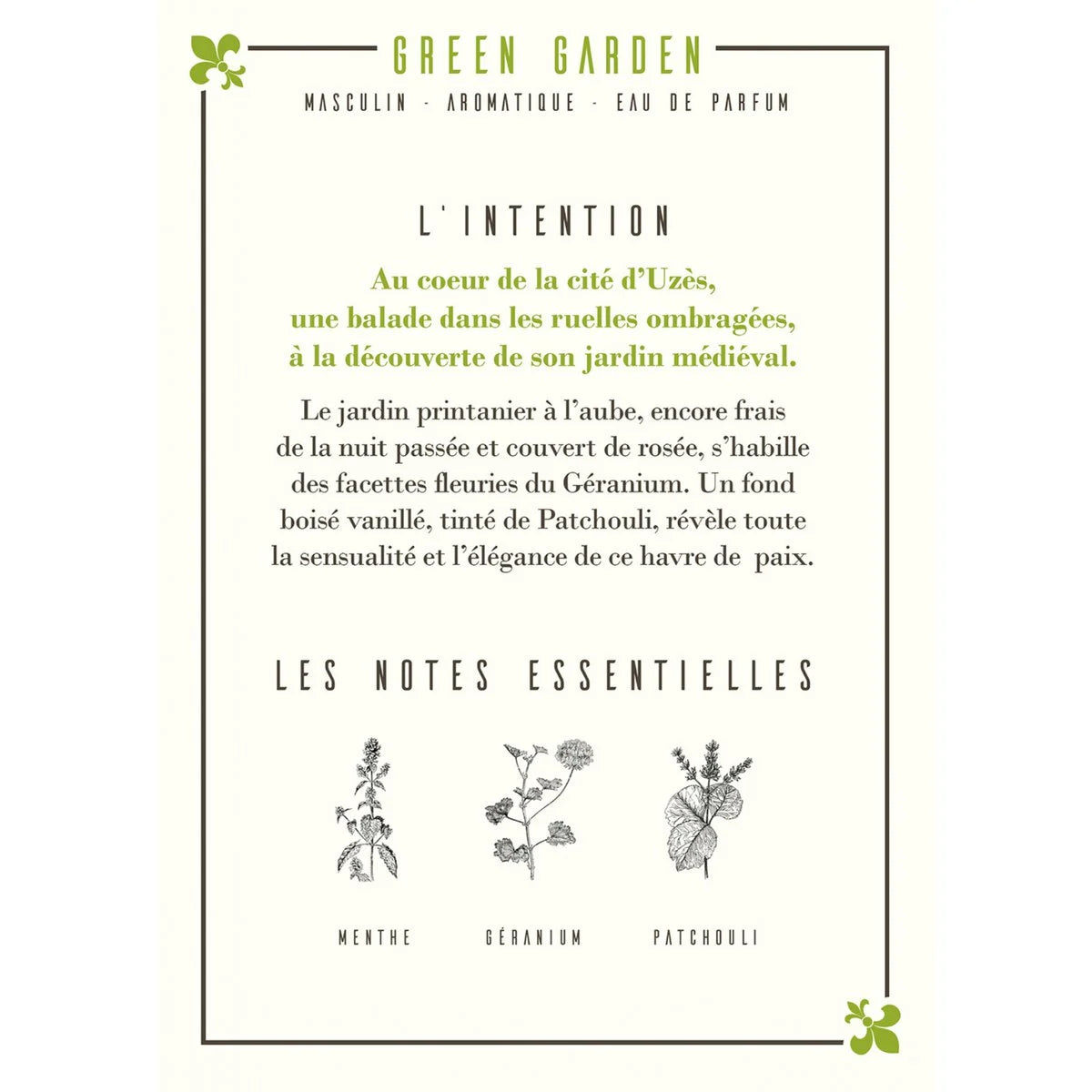 GREEN GARDEN - Eau de Parfum 50ML