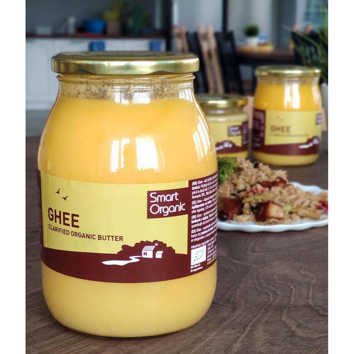 Ghee, bio, Smart Organic, 900g