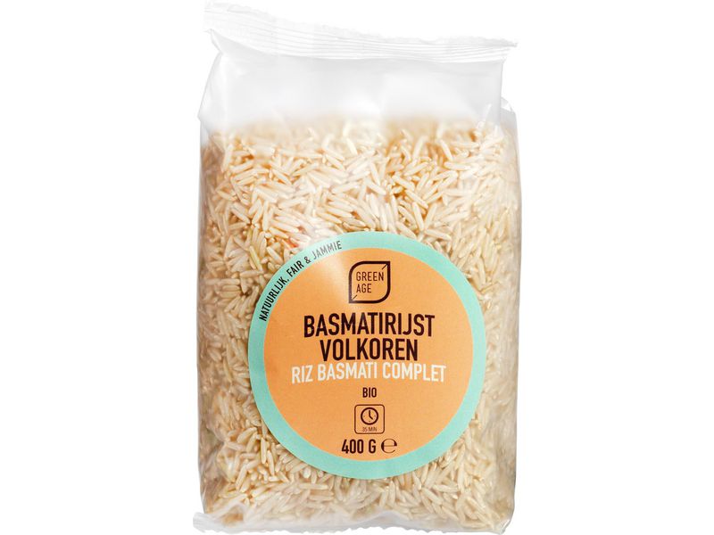 GreenAge Riz basmati complet 400g bio
