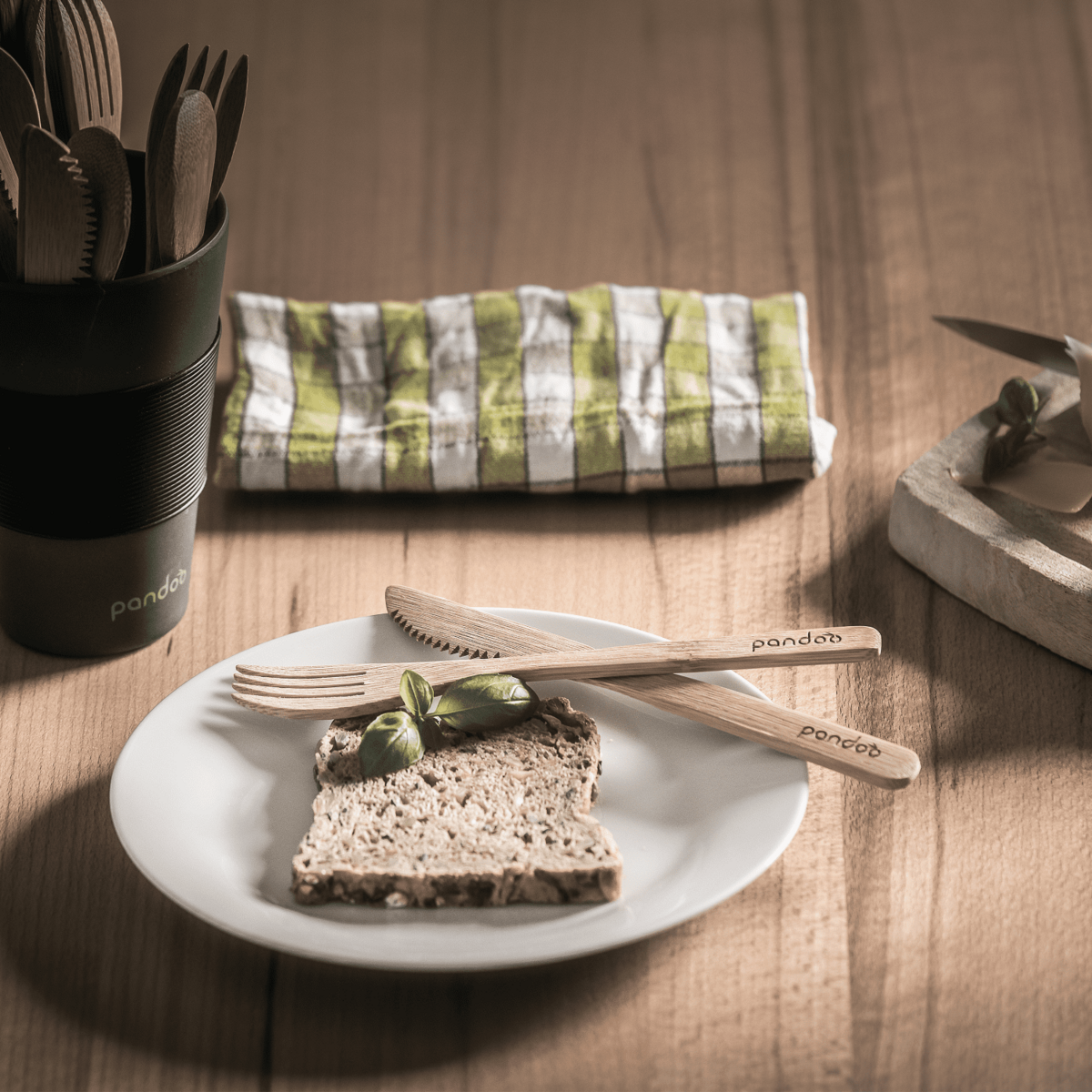 Couverts en bambou 100% naturel | lot de 5