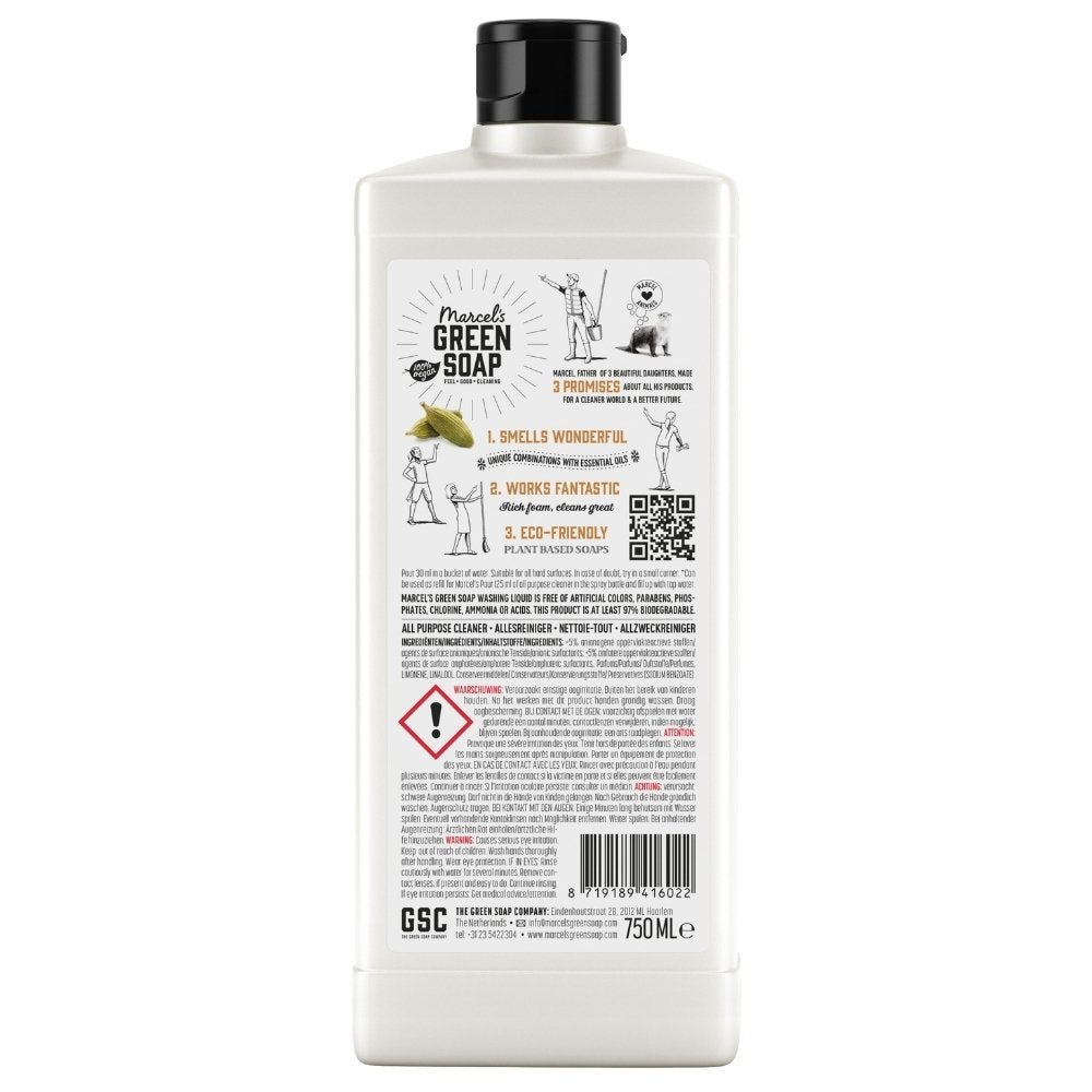 Nettoyant tout usage bois de santal et cardamome (750 ml)