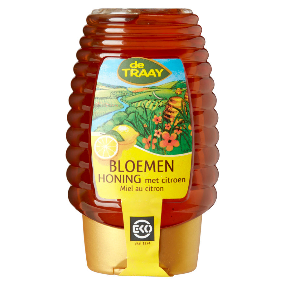 Miel de fleurs citron bio 375 gr