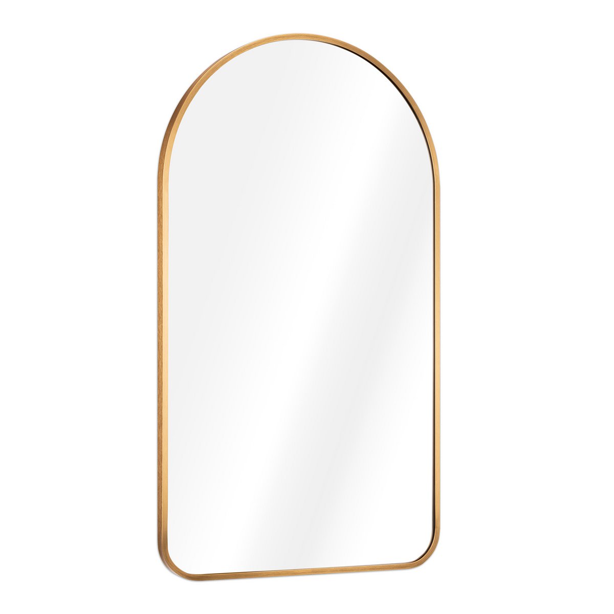 Miroir avec Cadre en Arc Doré - 45 x 80 cm