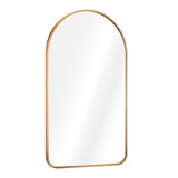 Miroir avec Cadre en Arc Doré - 45 x 80 cm