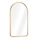 Miroir avec Cadre en Arc Doré - 45 x 80 cm