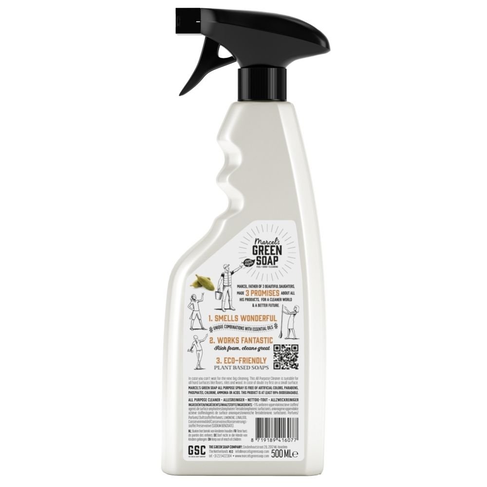 Nettoyant Tout Usage Spray Bois de Santal et Cardamome (500ml)