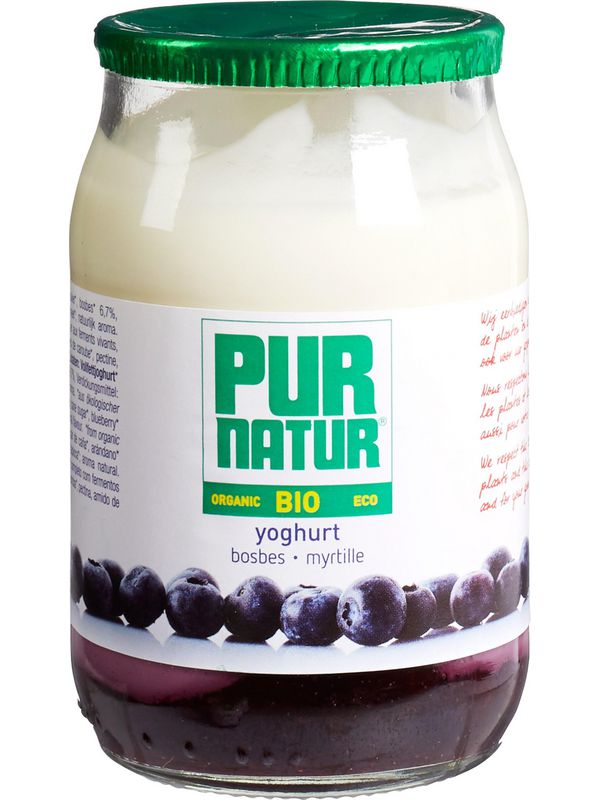 PURNAT yaourt myrtilles petit 150gr BIO