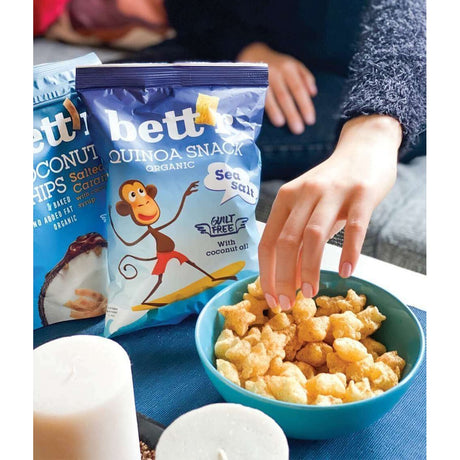 Quinoa Snacks Sea Salt, organic, Bett'r, 50g