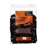 Sultana Raisins, organic, Smart Organic, 200g