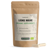 Lions Mane Capsules 60 pièces | Biologique | Livraison gratuite | La plus haute qualité 450 mg par capsule