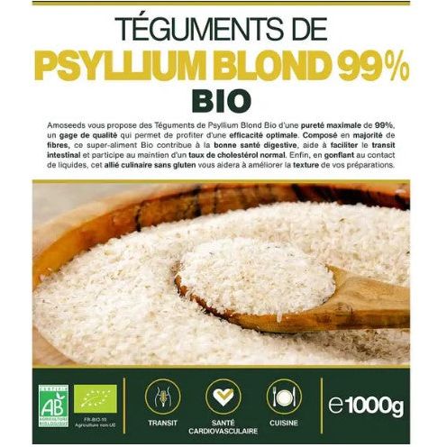 Psyllium Blond Bio (téguments)