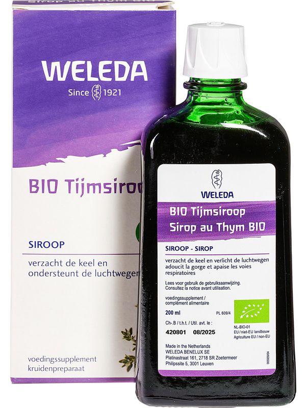 WELEDA Sirop au thym bio 200ml PL609/4