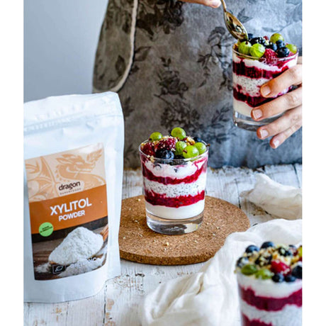 Xylitol, poudre, bio, Dragon Superfoods, 250 g