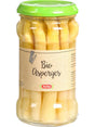 Bocal d'asperges blanches bio Arlo 280 g prêtes à déguster.