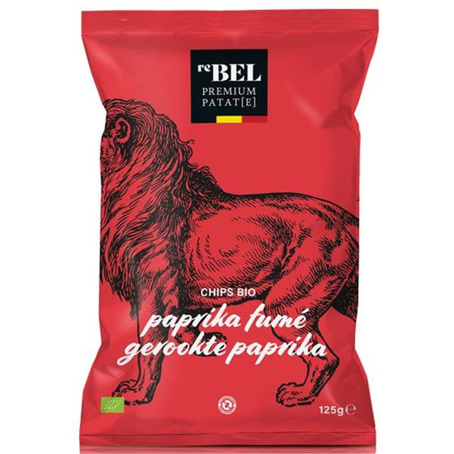 Chips bio paprika fumé 125 g en sachet croustillant