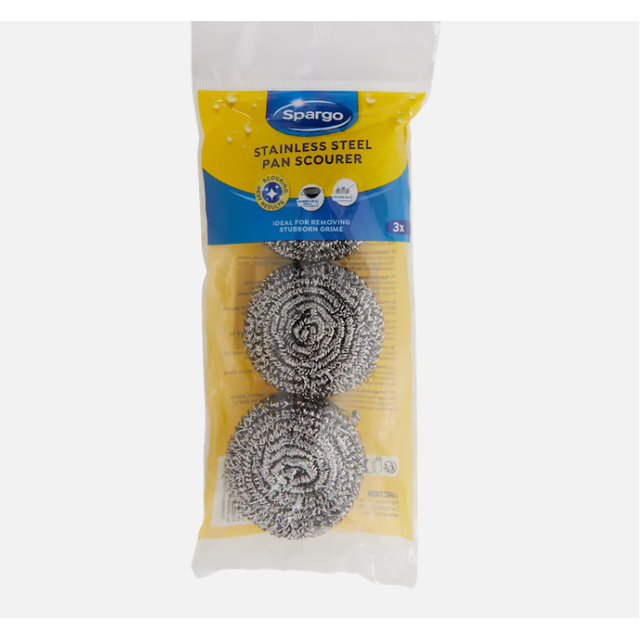 éponge spirale inox pour four