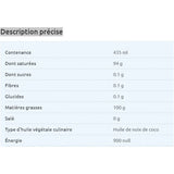 infos sur l'huile de coco