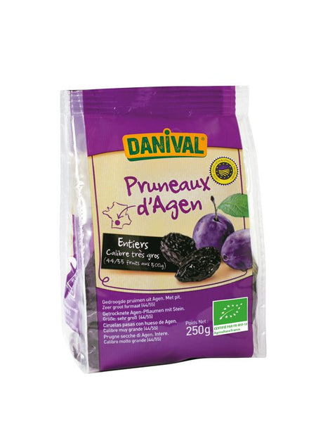 Pruneaux d'Agen bio Danival 250 g moelleux et charnus