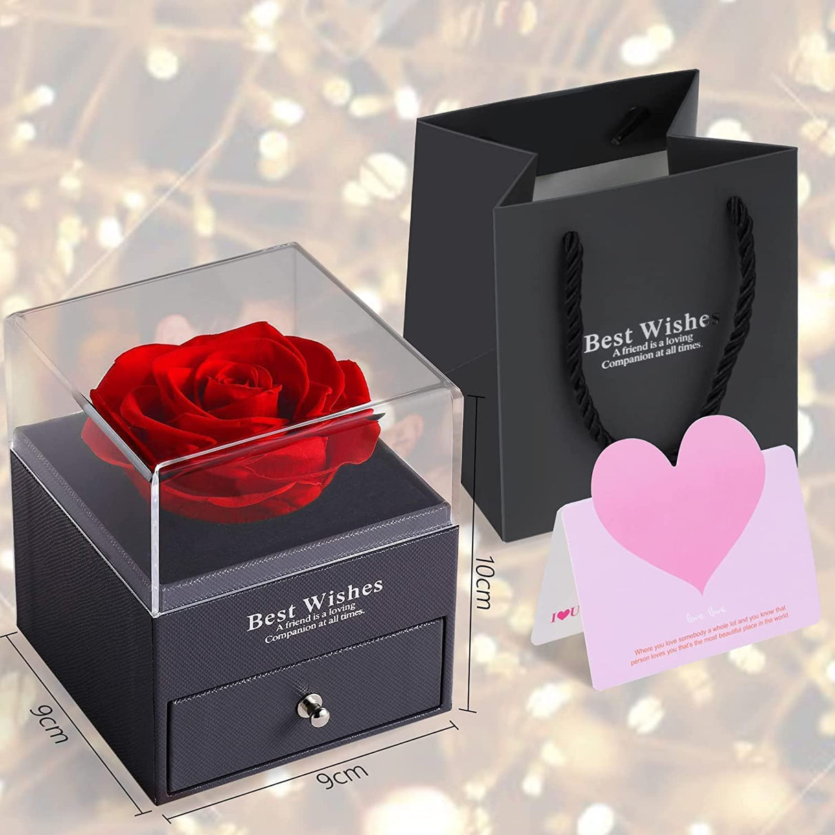 cadeau rose éternelle