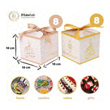 lot de 16 emballages à frandises / patisserie Eid Mubarak