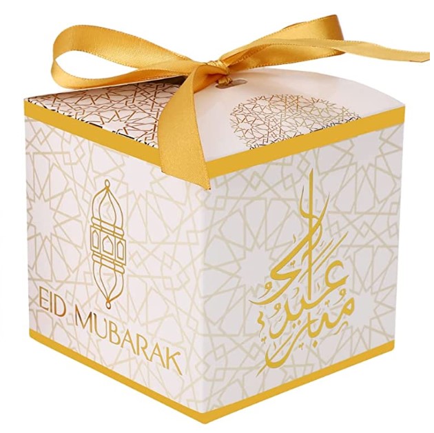 lot de 16 emballages à frandises / patisserie Eid Mubarak