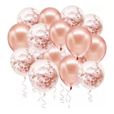 Pack de 15 ballons chromés