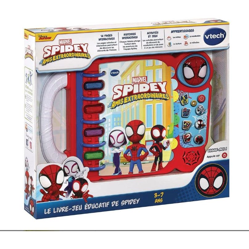 livre-éducatif de Spidey,  3 à 7 ans - Version FR