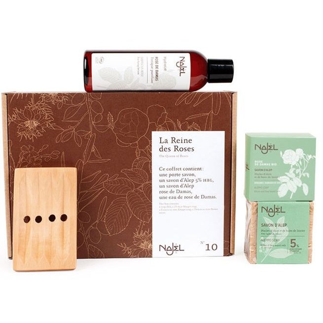 Coffret La Reine des Roses [ Apaise & raffermit ] Soins visage, corps & cheveux