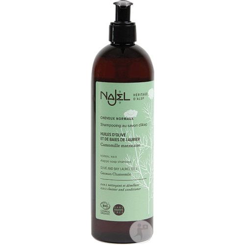 MONPAKI : Shampoing cheveux BIO au savon d'Alep ( 500 ml)