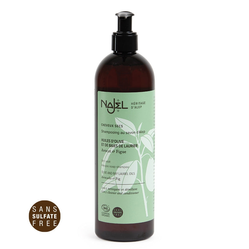 MONPAKI : Shampoing cheveux BIO au savon d'Alep ( 500 ml)