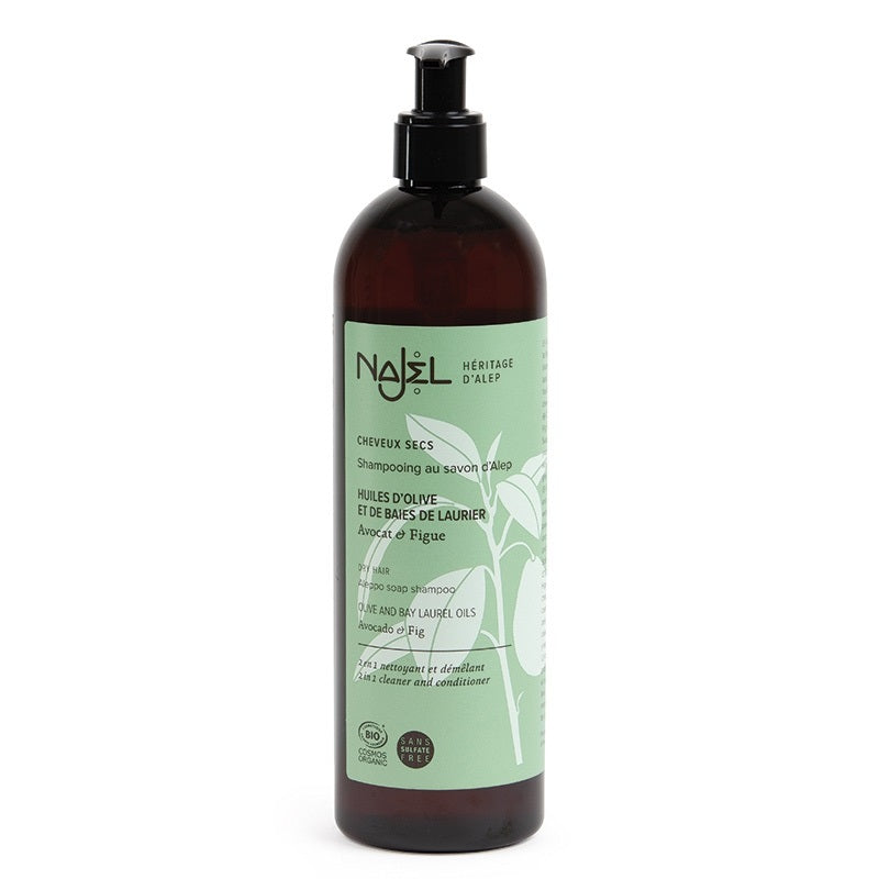 MONPAKI : Shampoing cheveux BIO au savon d'Alep ( 500 ml)