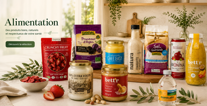 Une sélection de produits d’épicerie Holistibel